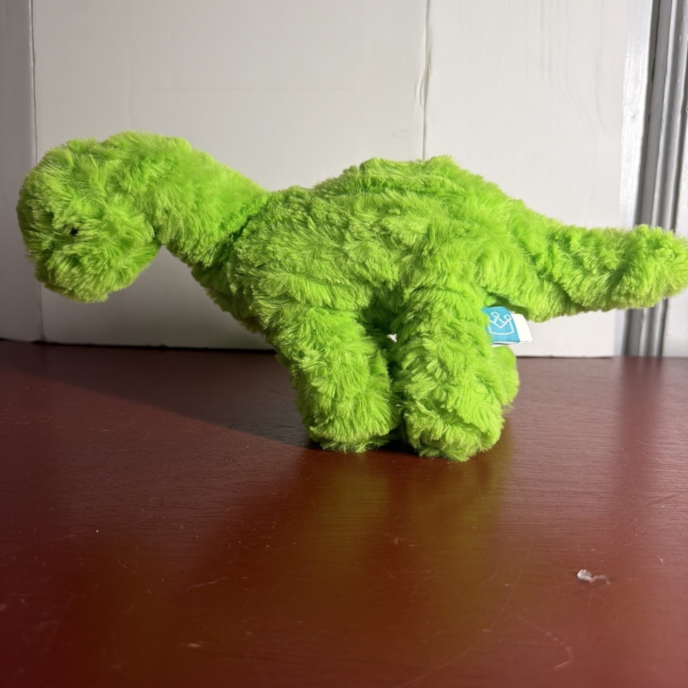 Manhattan Toy Company Green Dinosaur Plush Stuffed Toy
